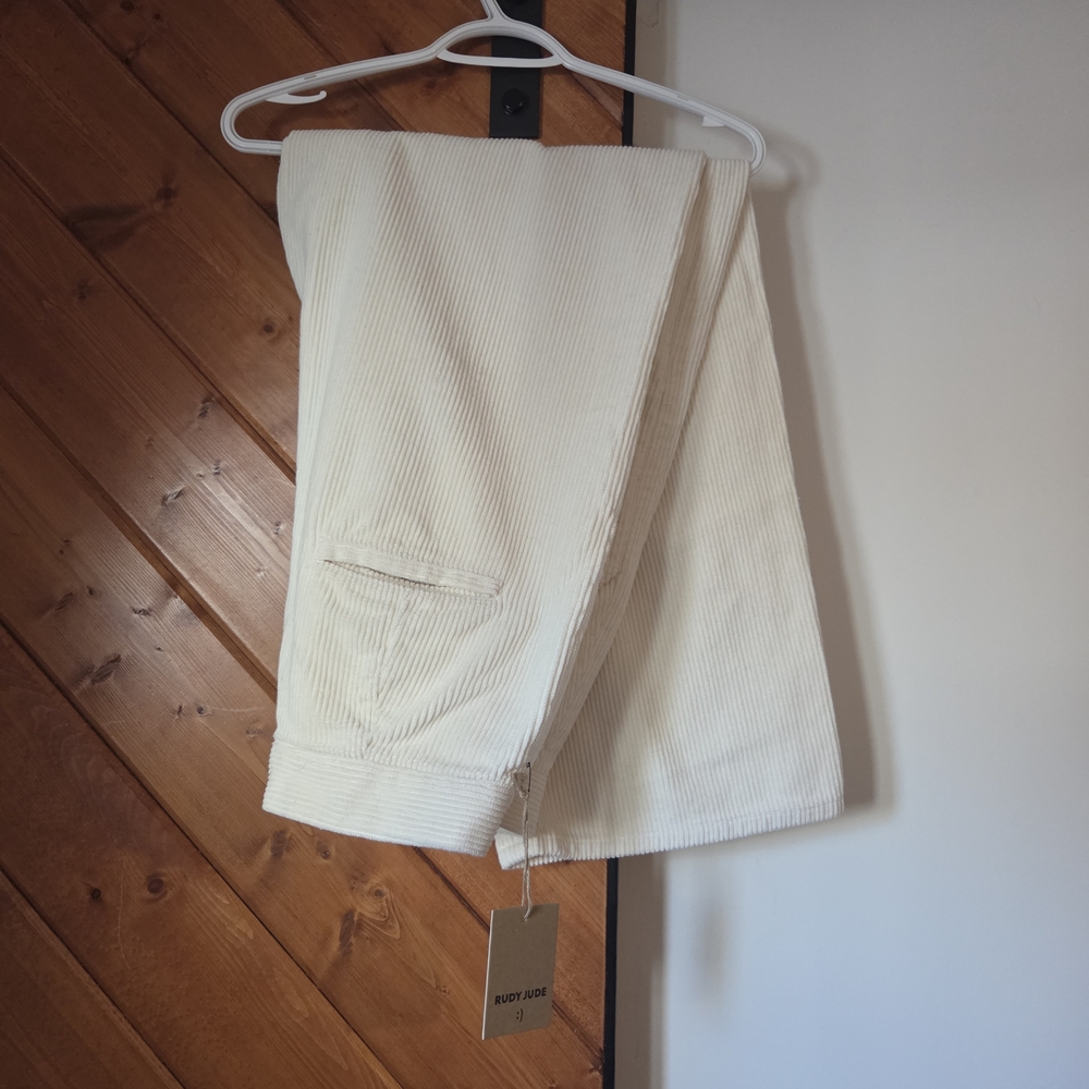 Rudy Jude Ivory Corduroy Trousers
